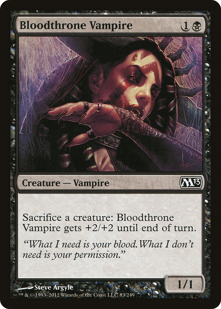 Bloodthrone Vampire (M13) #83 [EN/N]