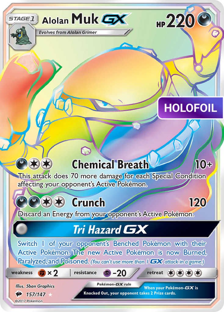 Alolan Muk-GX (BUS) #157 [EN/H]