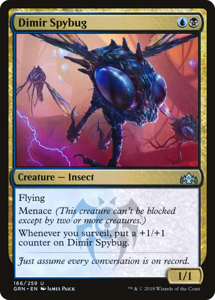 Dimir Spybug (GRN) #166 [EN/N]