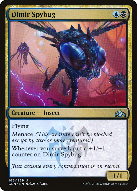 Dimir Spybug (GRN) #166 [EN/N]
