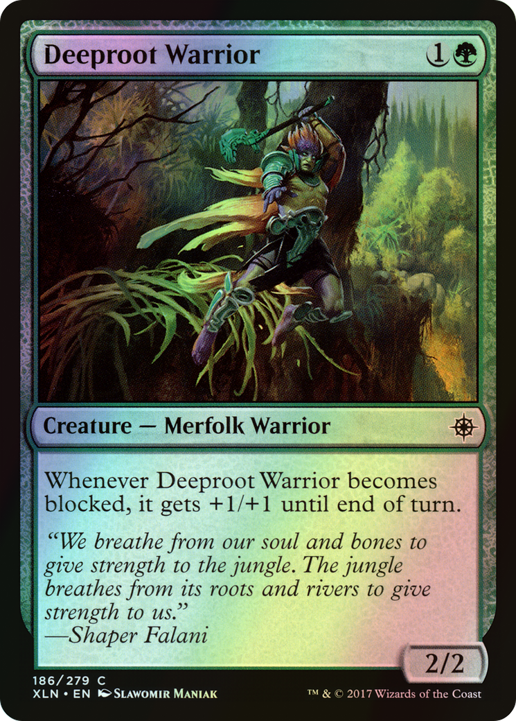 Deeproot Warrior (XLN) #186 [EN/F]