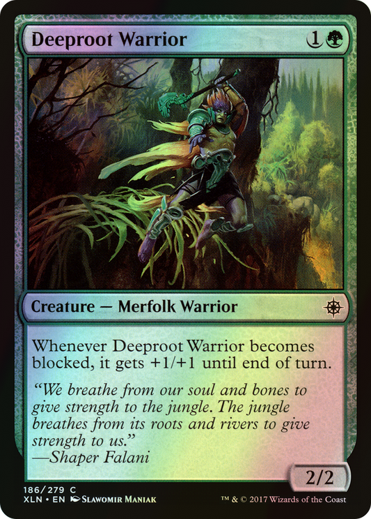 Deeproot Warrior (XLN) #186 [EN/F]