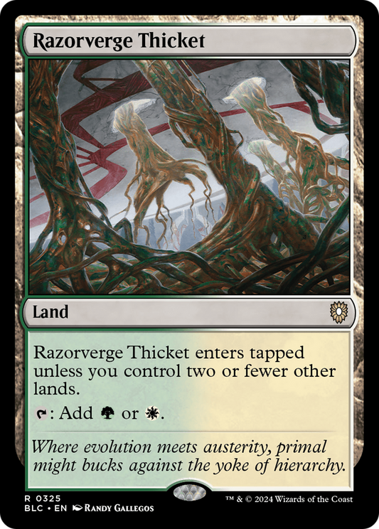 Razorverge Thicket (BLC) #325 [EN/N] s/o