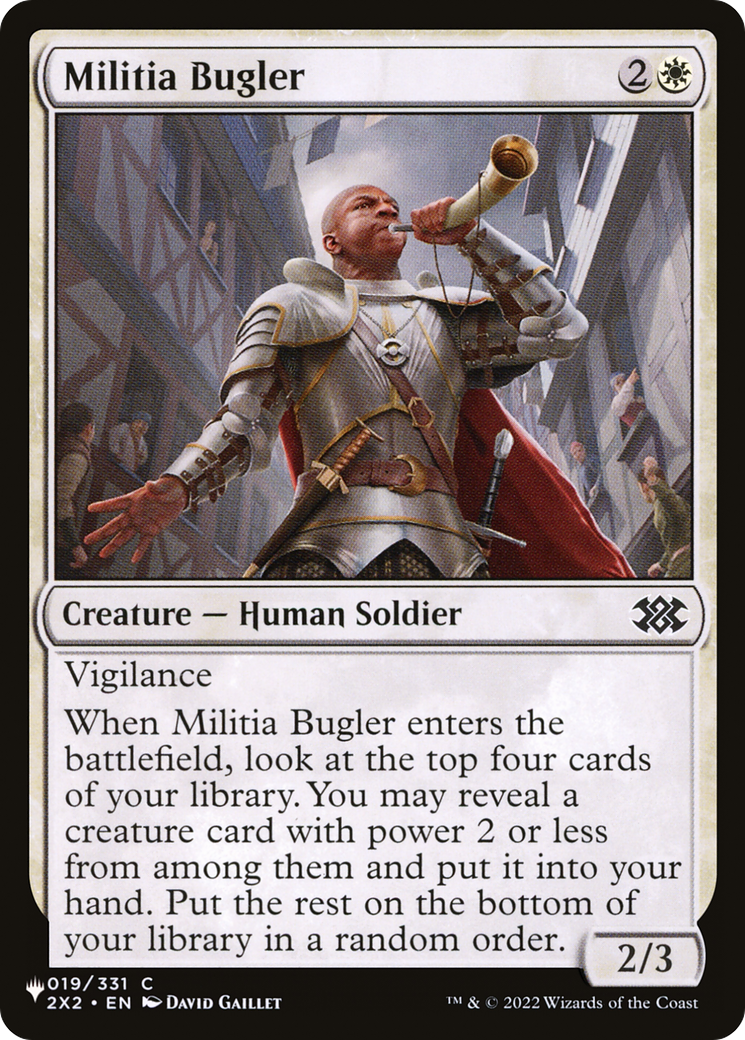 Militia Bugler (PLST) #2X2-19 [EN/N]