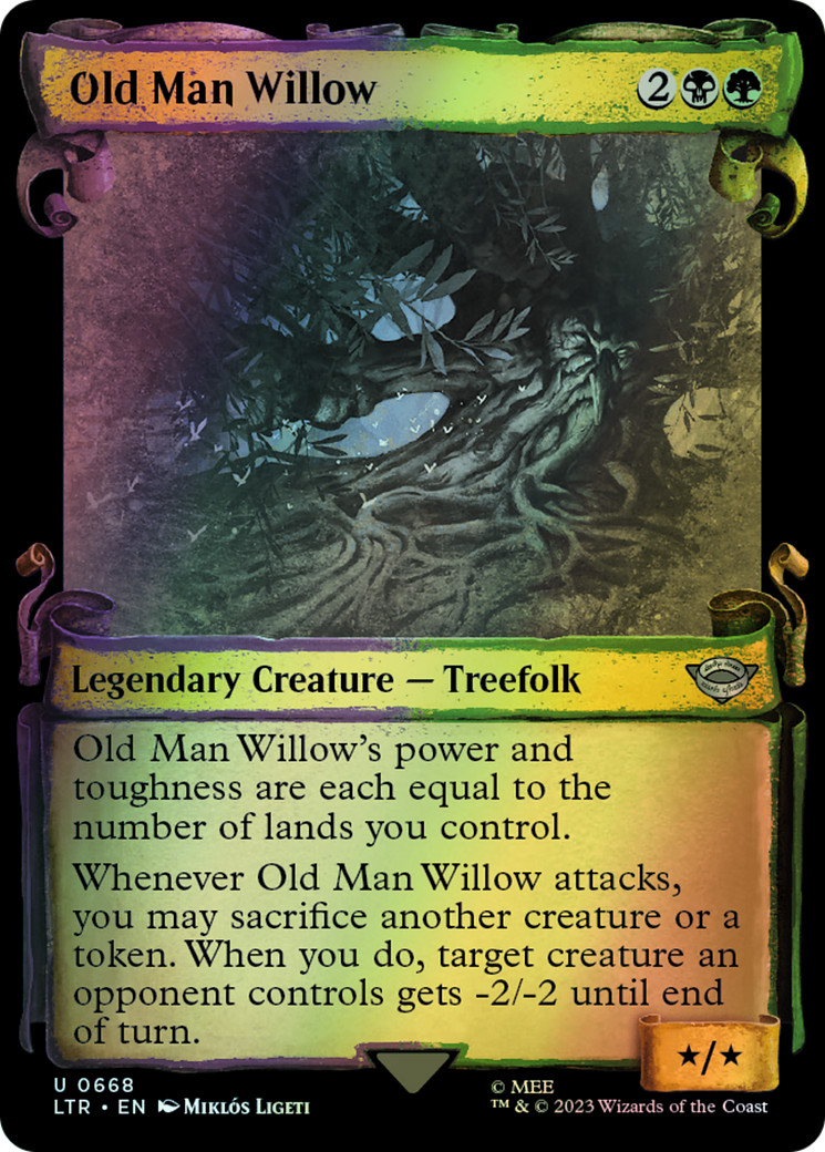 Old Man Willow - Silver Foil (LTR) #668 [EN/F] s/o