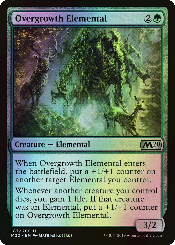 Overgrowth Elemental (M20) #187 [EN/F] s/o