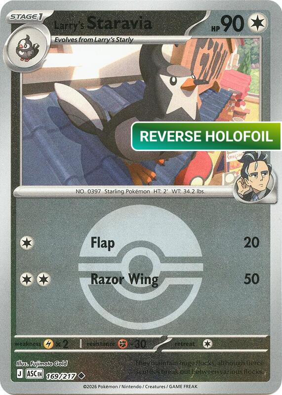 Larry's Staravia (Poke Ball) (ASC) #169_V2 [EN/R]