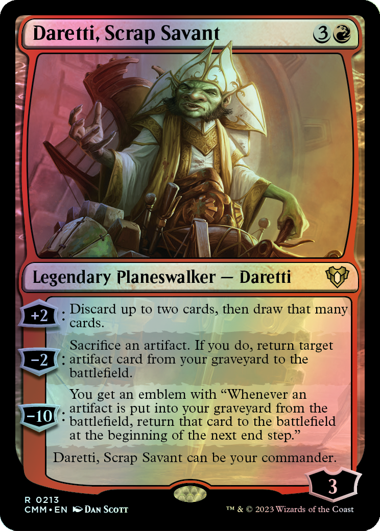 Daretti, Scrap Savant (CMM) #213 [EN/F] s/o