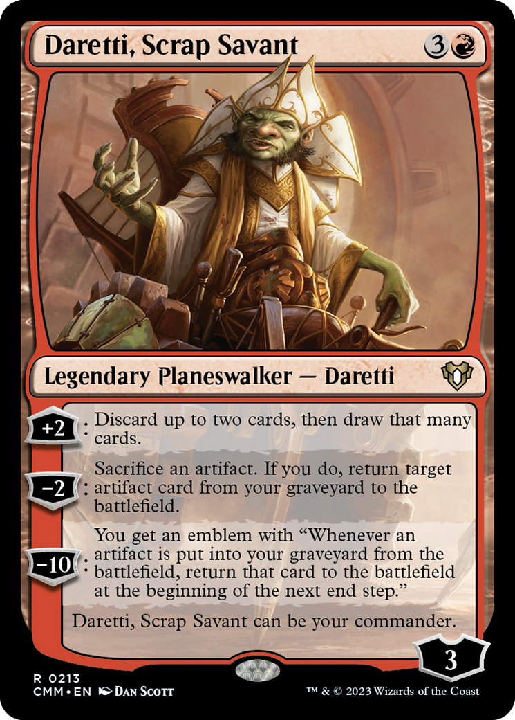 Daretti, Scrap Savant (CMM) #213 [EN/N] s/o