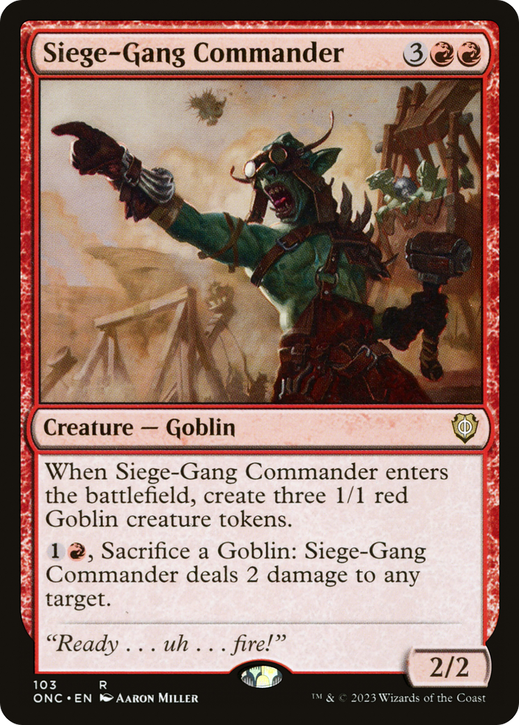 Siege-Gang Commander (ONC) #103 [EN/N]