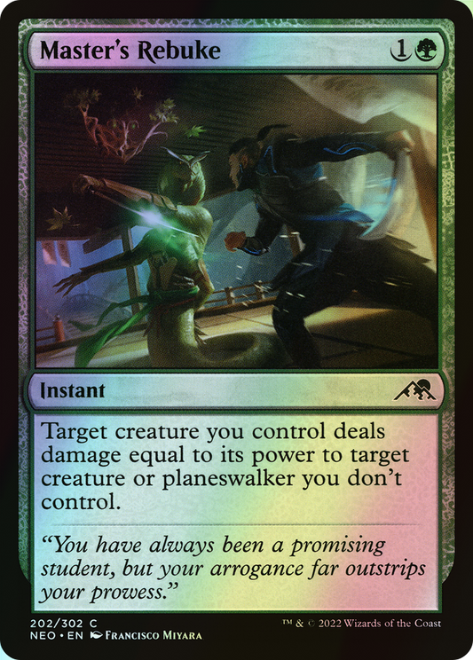 Master's Rebuke (NEO) #202 [EN/F]