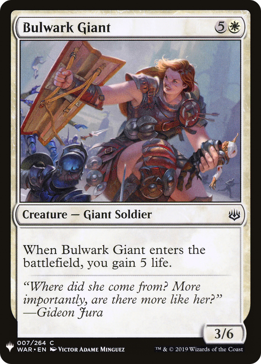 Bulwark Giant (PLST) #WAR-7 [EN/N]