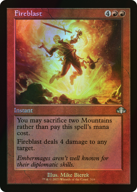 Fireblast (DMR) #319 [EN/F] s/o
