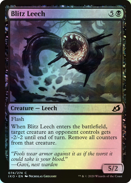 Blitz Leech (IKO) #74 [EN/F]