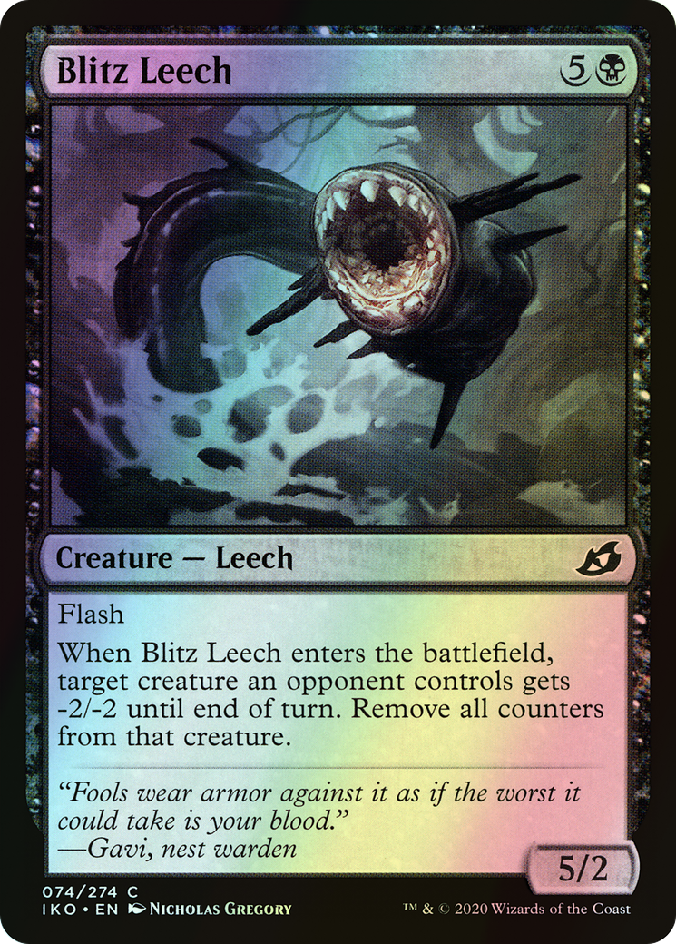 Blitz Leech (IKO) #74 [EN/F]
