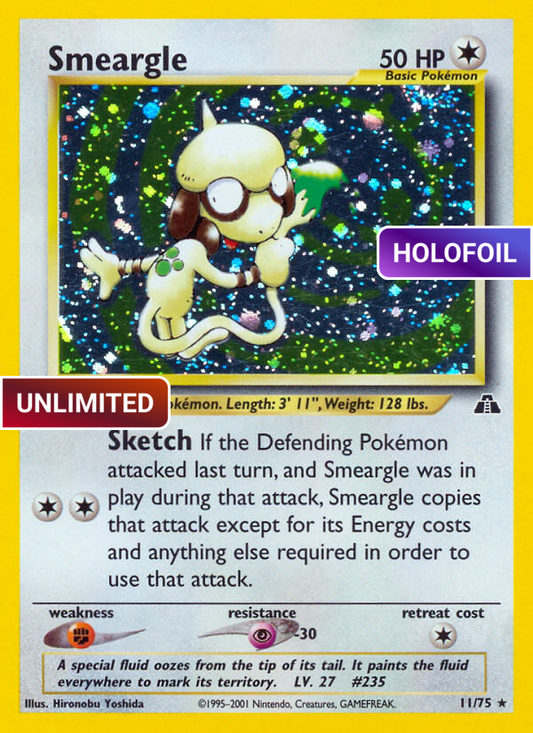 Smeargle (11) (N2) #11 [EN/UH]