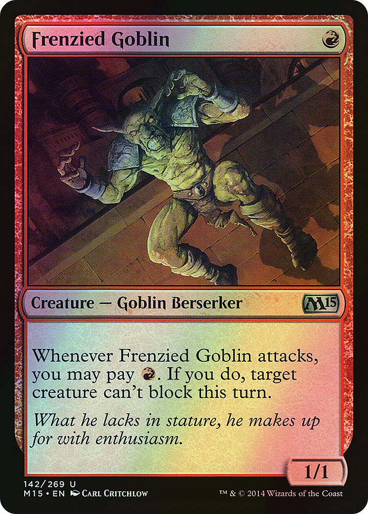 Frenzied Goblin (M15) #142 [EN/F]