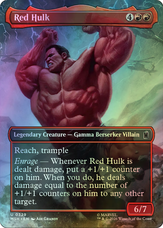 Red Hulk (MSH) #329 [EN/F] s/o