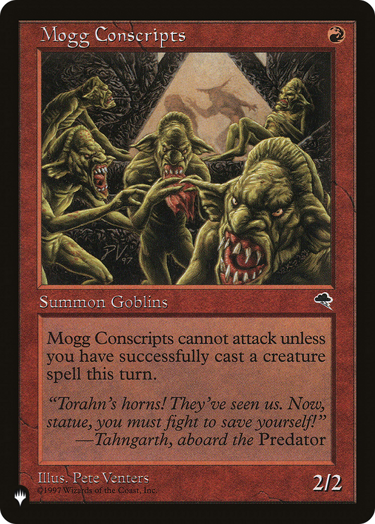 Mogg Conscripts (PLST) #TMP-189 [EN/N]