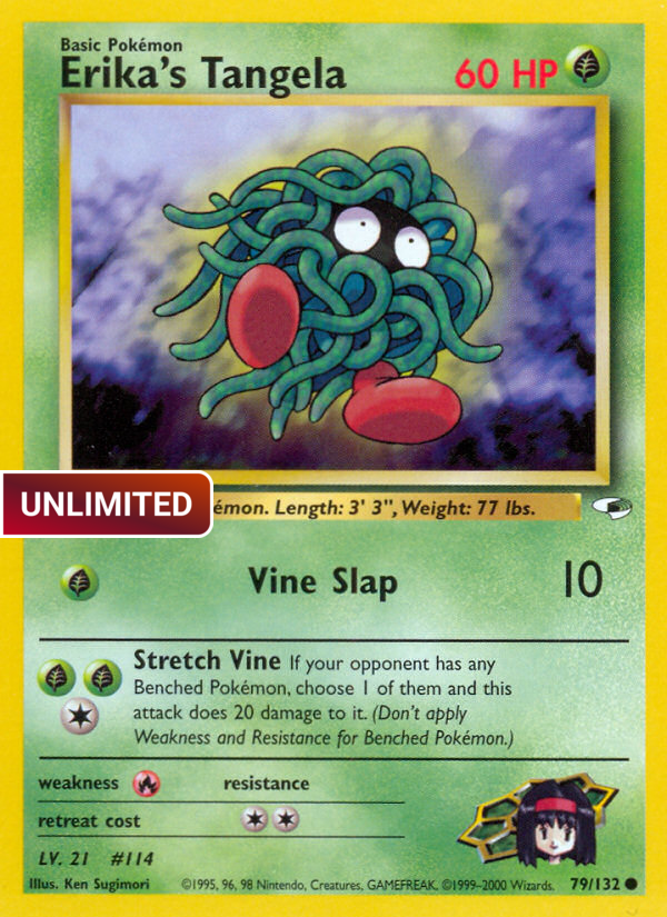 Erika's Tangela (G1) #079 [EN/U] s/o