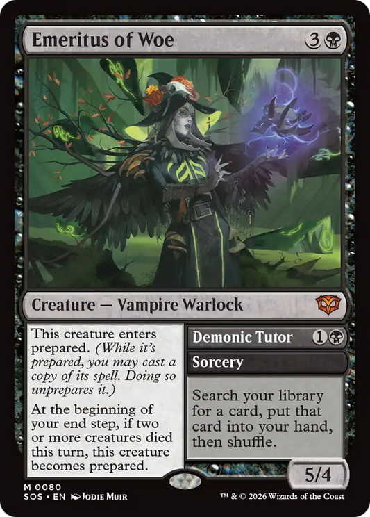 Emeritus of Woe // Demonic Tutor (SOS) #80 [EN/N]