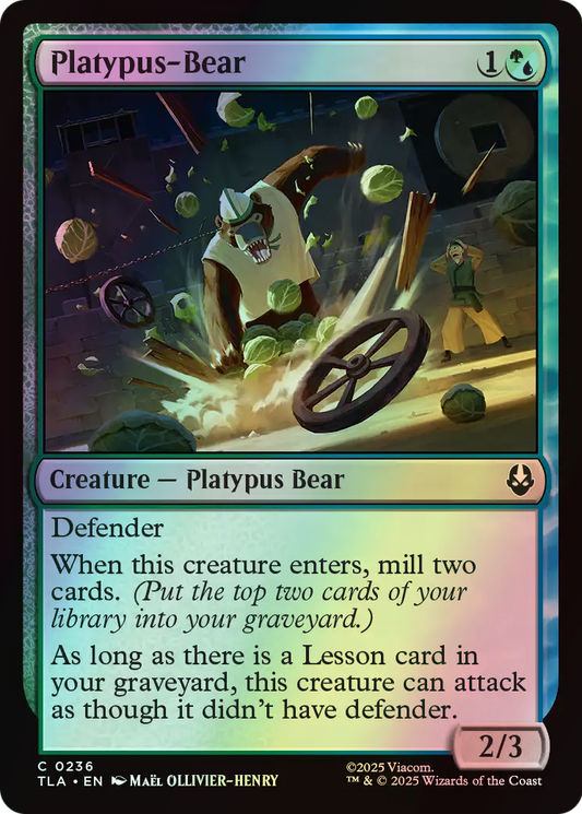 Platypus-Bear (TLA) #236 [EN/F] s/o