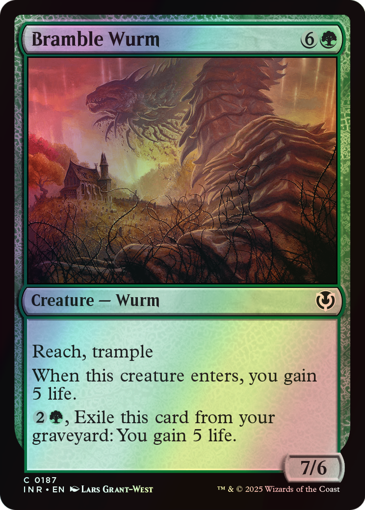 Bramble Wurm (INR) #187 [EN/F] s/o