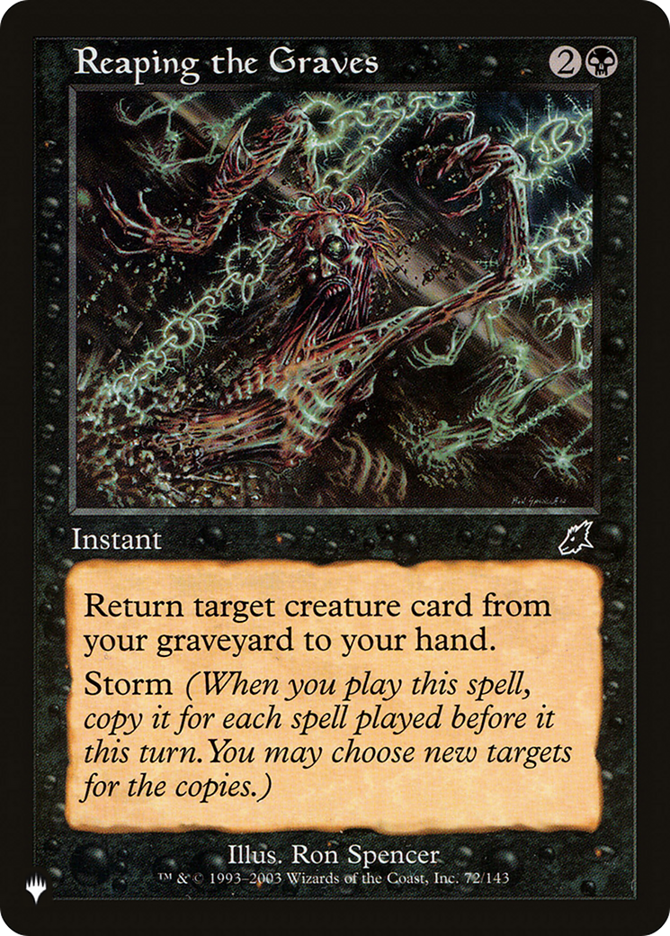 Reaping the Graves (PLST) #SCG-72 [EN/N]