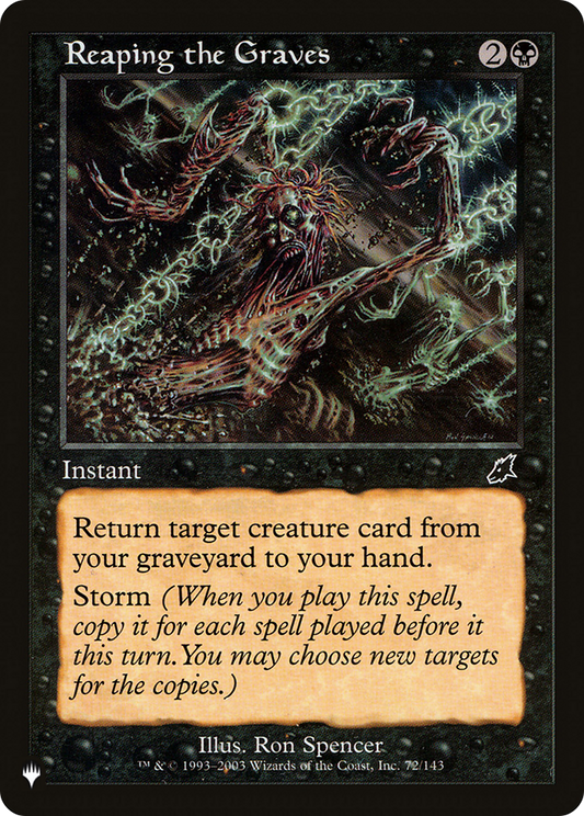 Reaping the Graves (PLST) #SCG-72 [EN/N]