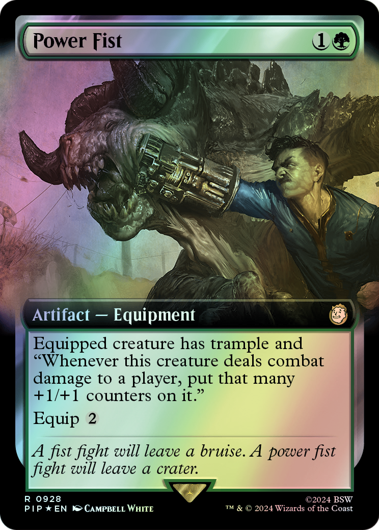 Power Fist - Surge Foil (PIP) #928 [EN/F]