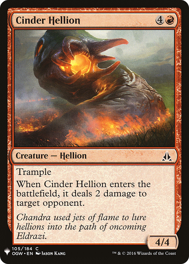 Cinder Hellion (PLST) #OGW-105 [EN/N]