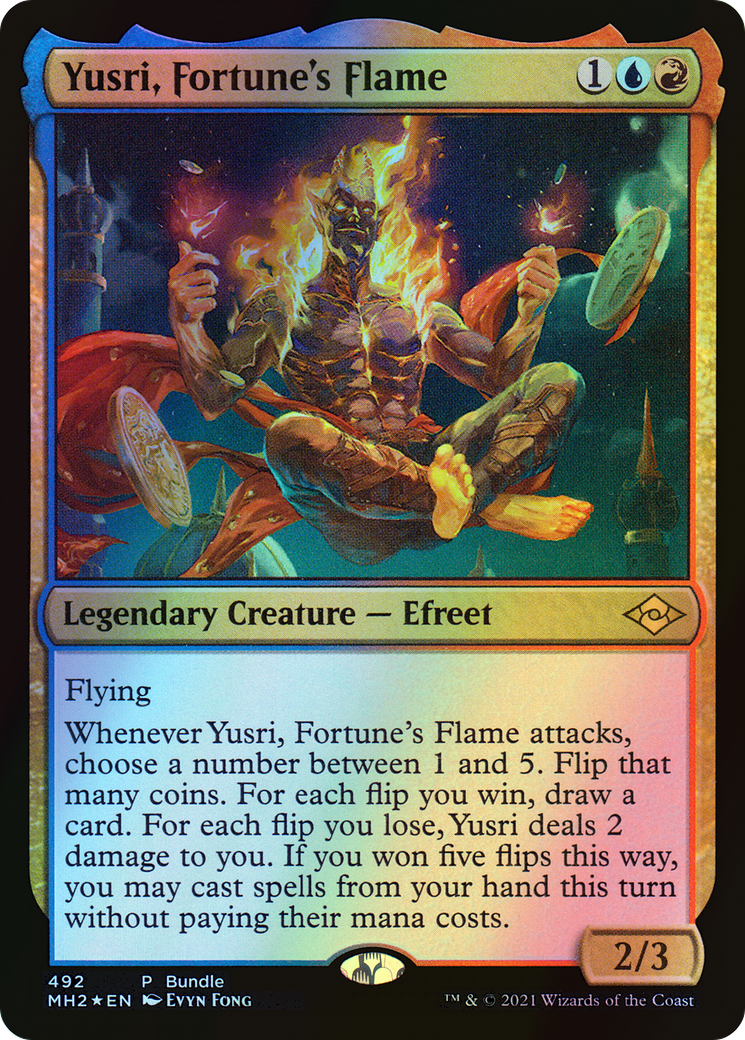 Yusri, Fortune's Flame (MH2) #492 [EN/F] s/o