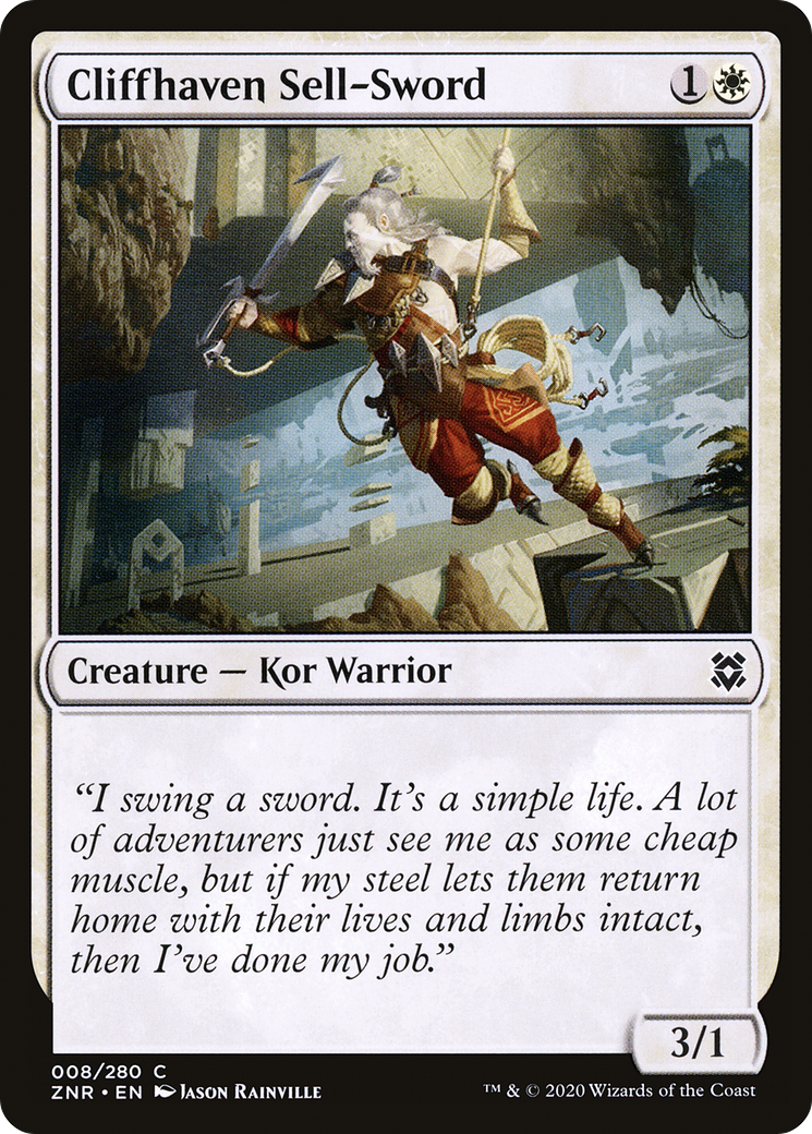 Cliffhaven Sell-Sword (ZNR) #8 [EN/N]