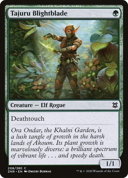 Tajuru Blightblade (ZNR) #208 [EN/N]