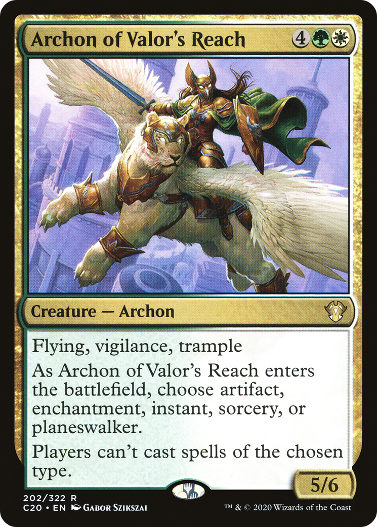 Archon of Valor's Reach (C20) #202 [EN/N]