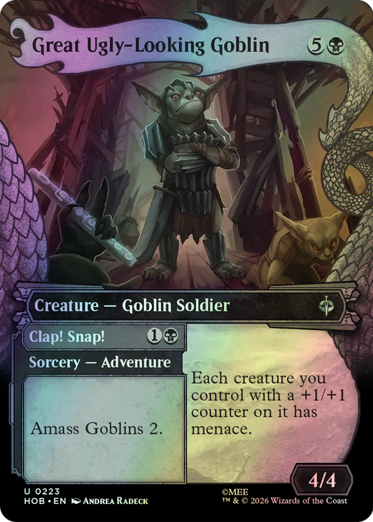 Great Ugly-Looking Goblin // Clap! Snap! (HOB) #223 [EN/F]