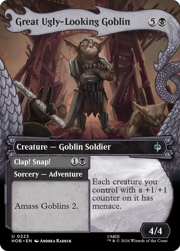 Great Ugly-Looking Goblin // Clap! Snap! (HOB) #223 [EN/N]
