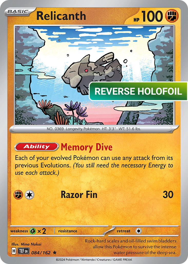 Relicanth (TEF) #84 [EN/R] s/o
