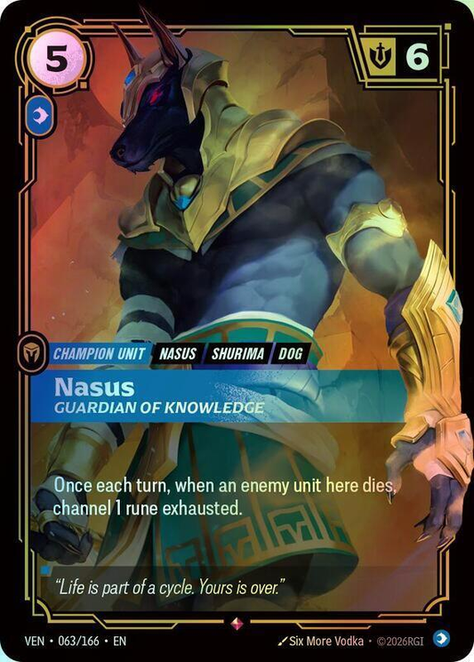Nasus - Guardian of Knowledge (VEN) #063 [EN/F]
