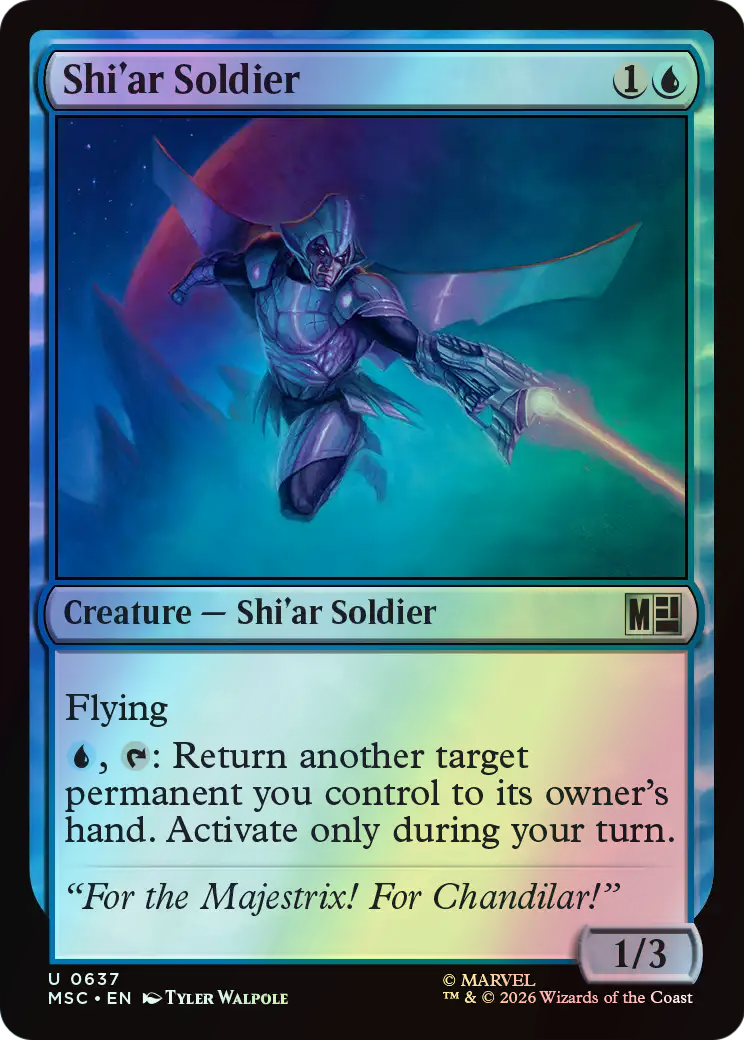 Shi'ar Soldier (MSC) #637 [EN/F]