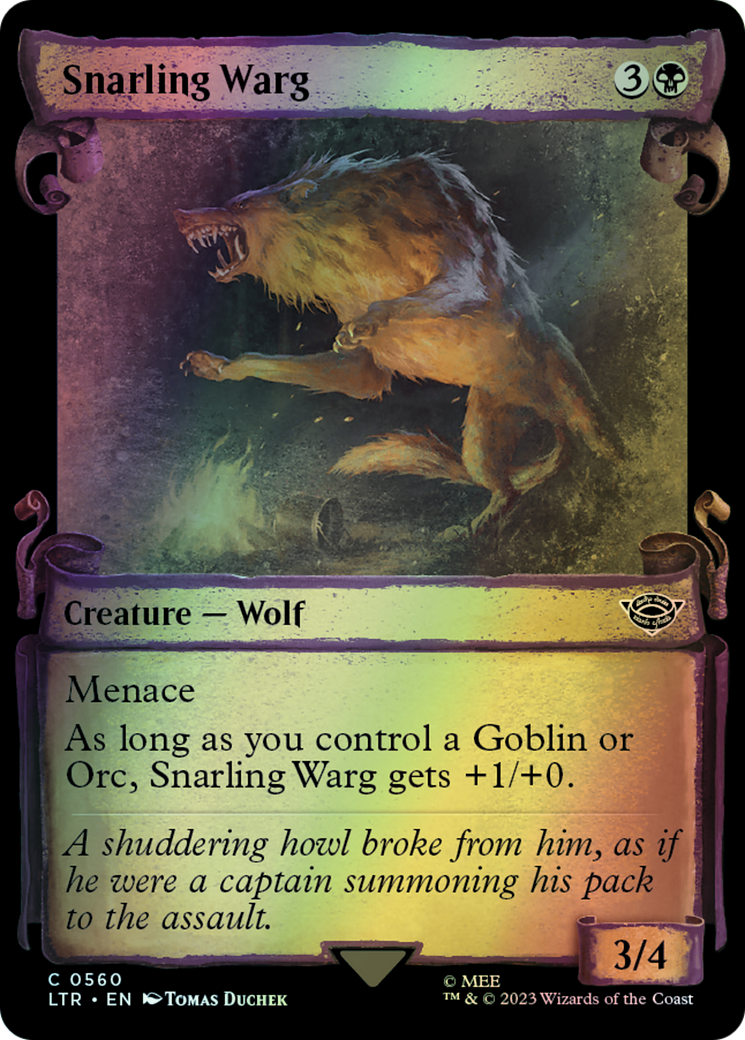 Snarling Warg - Silver Foil (LTR) #560 [EN/F]