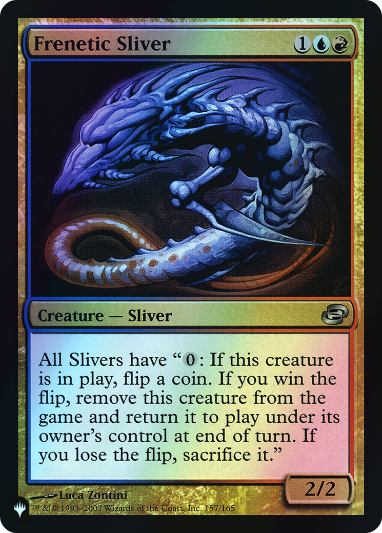 Frenetic Sliver (PLST) #PLC-157 [EN/F] s/o