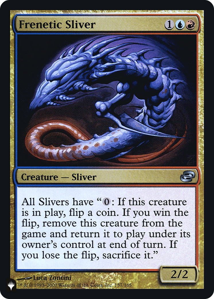 Frenetic Sliver (PLST) #PLC-157 [EN/N] s/o
