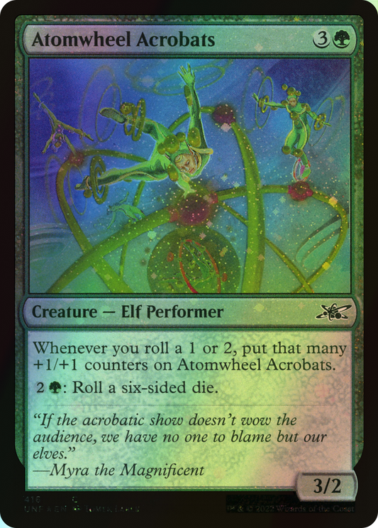 Atomwheel Acrobats - Galaxy Foil (UNF) #416 [EN/F] s/o