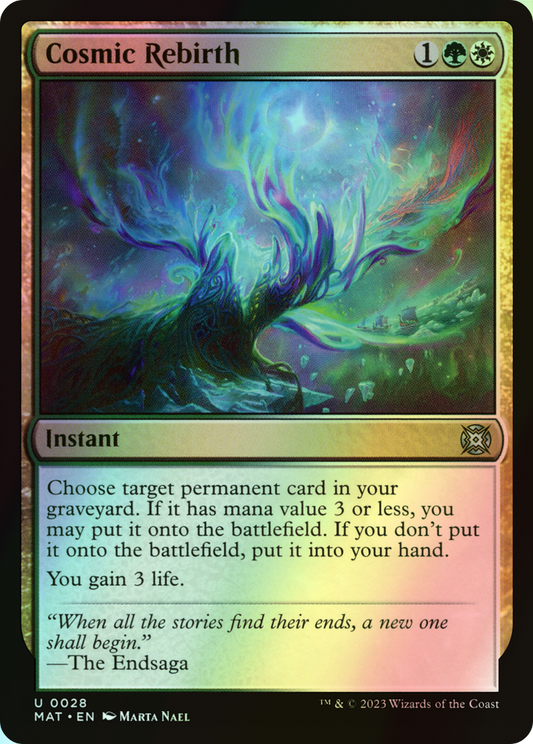 Cosmic Rebirth (MAT) #28 [EN/F] s/o