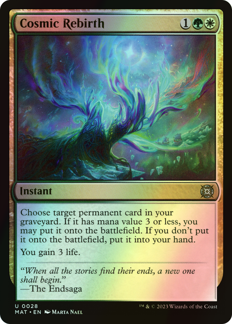 Cosmic Rebirth (MAT) #28 [EN/F] s/o