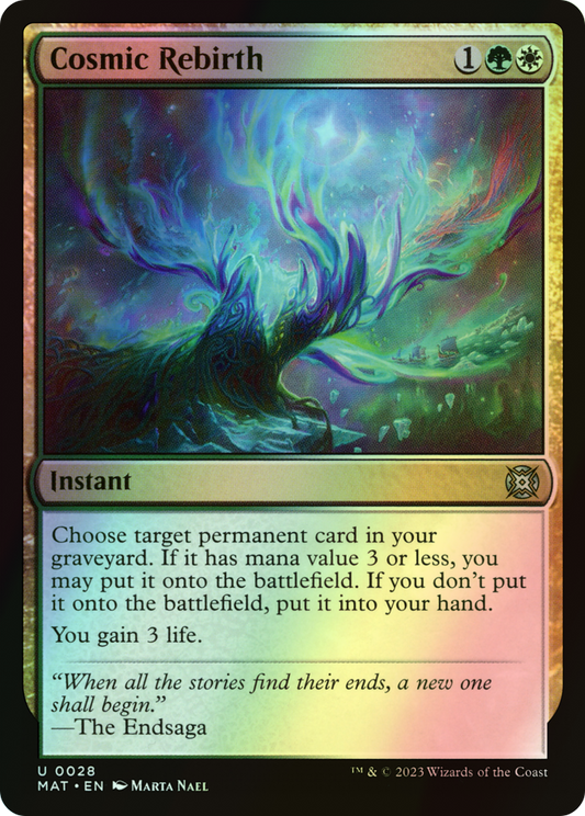 Cosmic Rebirth (MAT) #28 [EN/F] s/o