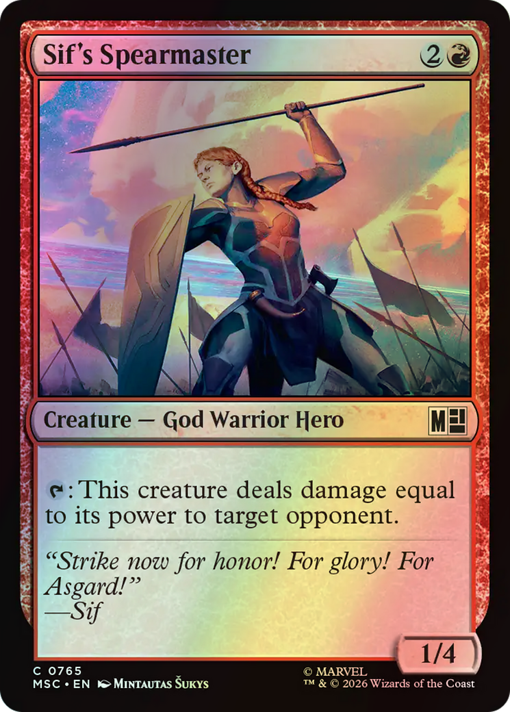 Sif's Spearmaster (MSC) #765 [EN/F]