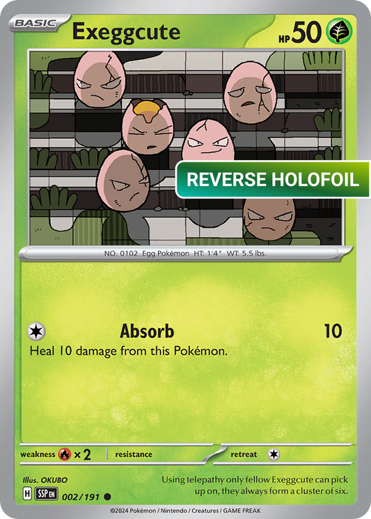 Exeggcute (SSP) #2 [EN/R] s/o