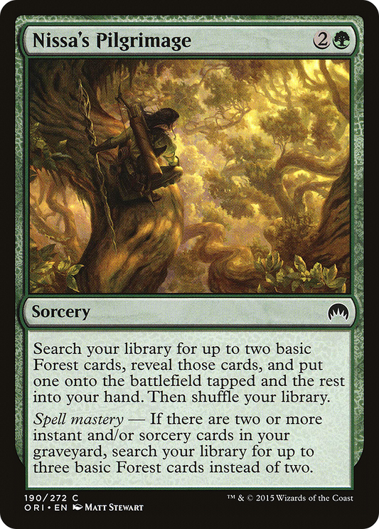 Nissa's Pilgrimage (ORI) #190 [EN/N] s/o